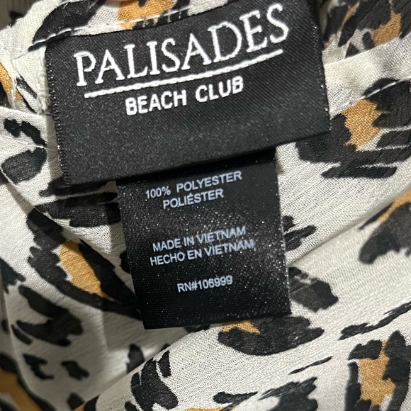 Leopard Print Kaftan Sheer Coverup - Picture 4 of 5